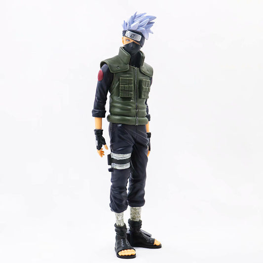 Giant Kakashi Figure with Interchangeable Heads, Boxed Doll, Ornament, Display Model