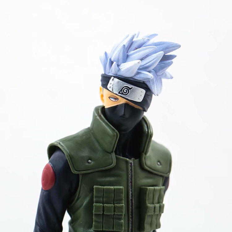 Giant Kakashi Figure with Interchangeable Heads, Boxed Doll, Ornament, Display Model