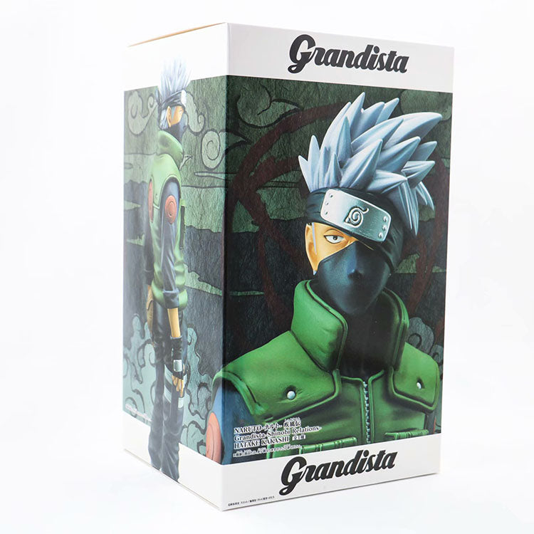 Giant Kakashi Figure with Interchangeable Heads, Boxed Doll, Ornament, Display Model