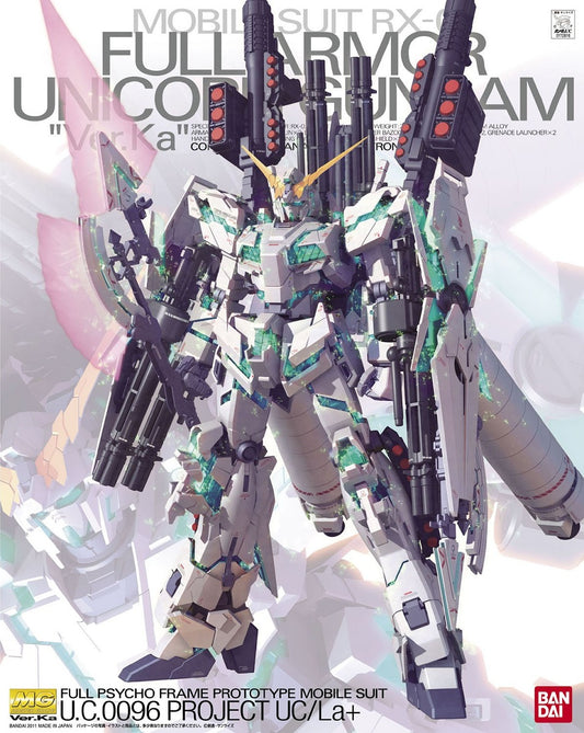 MG 1/100 Full Armor Unicorn Gundam Ver.ka Plastic Model Kit