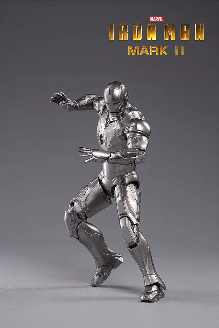 Marvel Avengers Iron Man Mk.2 1/10 Scale with Light Module Action Figure Deluxe Edition