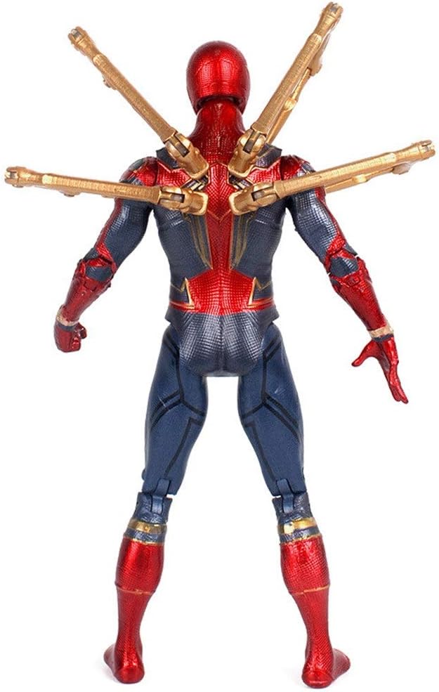 Avengers Action Figures Figurines Infinity War Iron Spider Man Stand 17CM