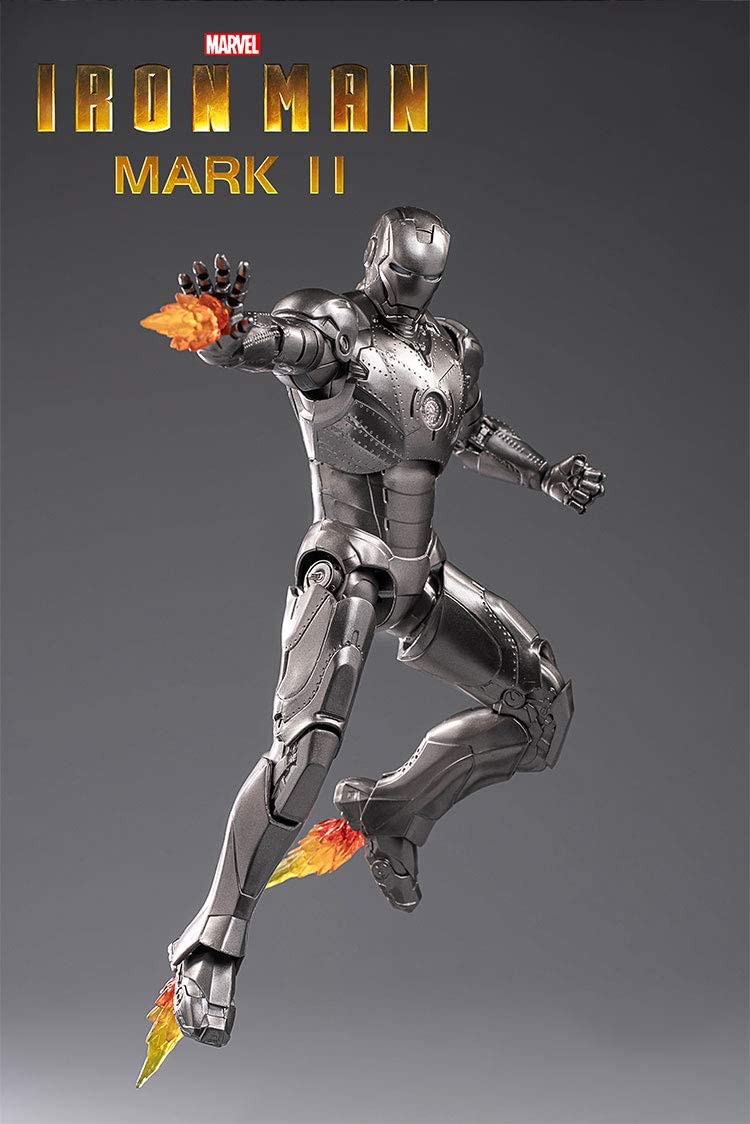 Marvel Avengers Iron Man Mk.2 1/10 Scale with Light Module Action Figure Deluxe Edition