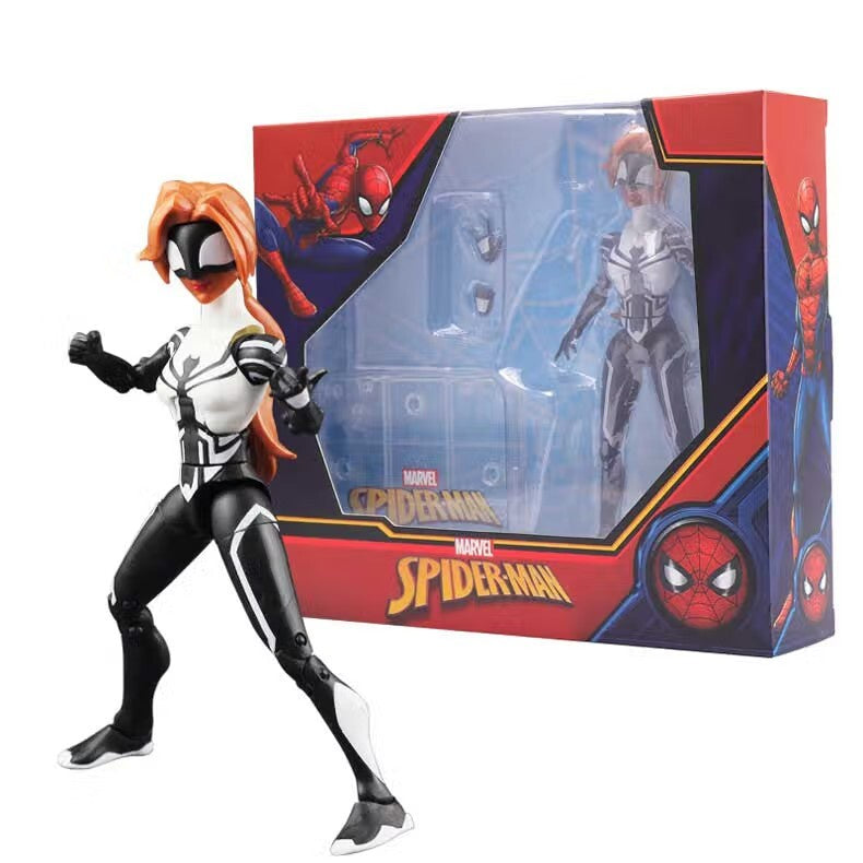 Avengers Action Figures Figurines Spider Lady 2099 Stand 17CM