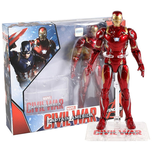 Avengers Action Figures Figurines iron man Stand 17CM