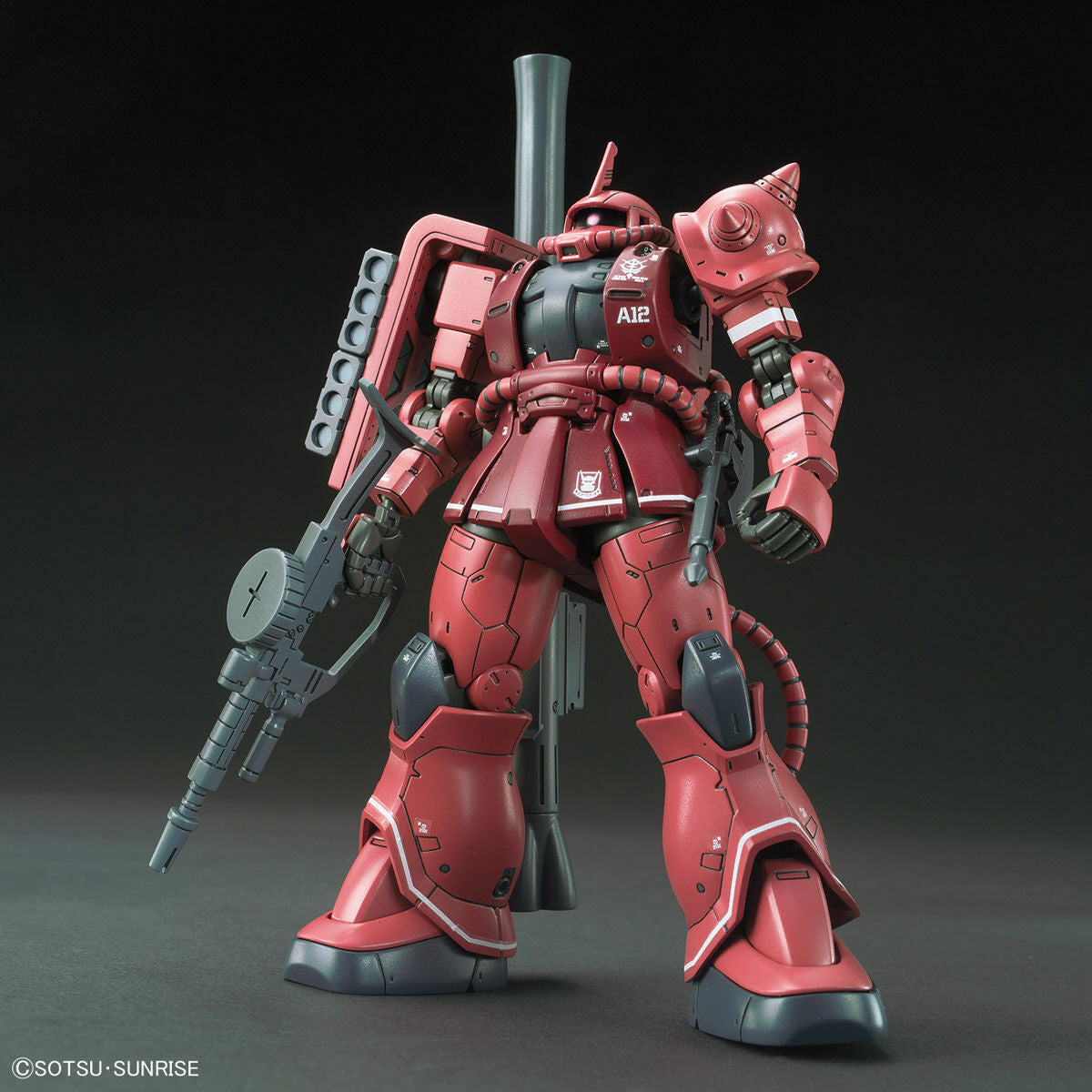 HG 1/144 MS-06S ZAKU II PRINCIPALITY OF ZEON CHAR AZNABLE’S MOBILE SUIT Red Comet Ver.