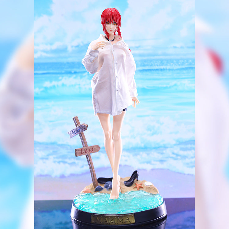 Anime Chainsaw Man Makima Action Figures Sexy Girl Figurine PVC Statue Model Doll Decoration