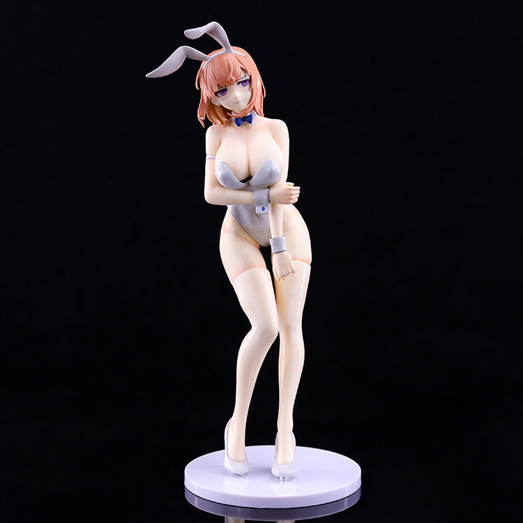 VKEIZBI 9.1inch Astrum Design Anime Figure White Bunny Girl Action Figure Mai Sakurajima Bunny Figure The Best Gift