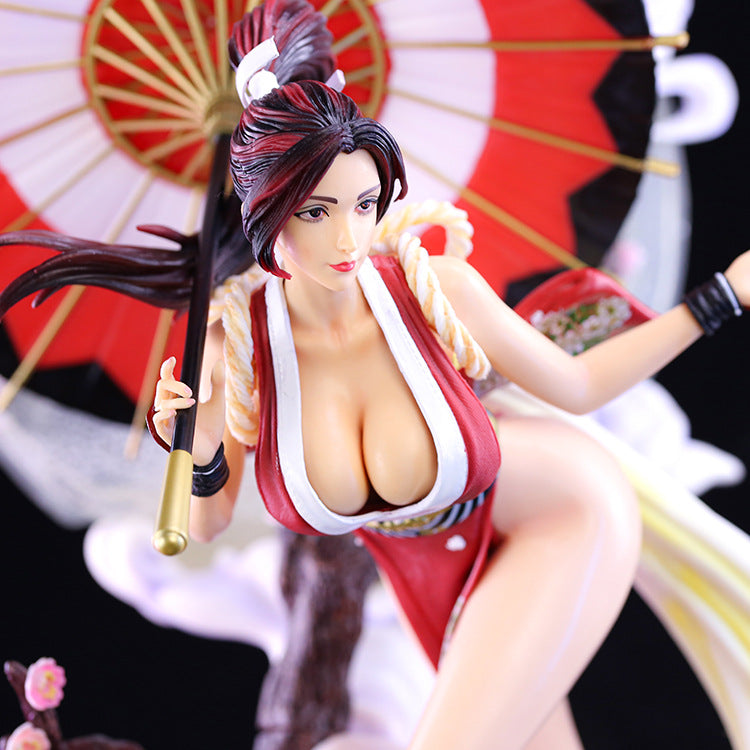 Original Anime Figure Fatal Fury Mai Shiranui Snkplaymore Game Hobby Pvc Model XIV Action Figures