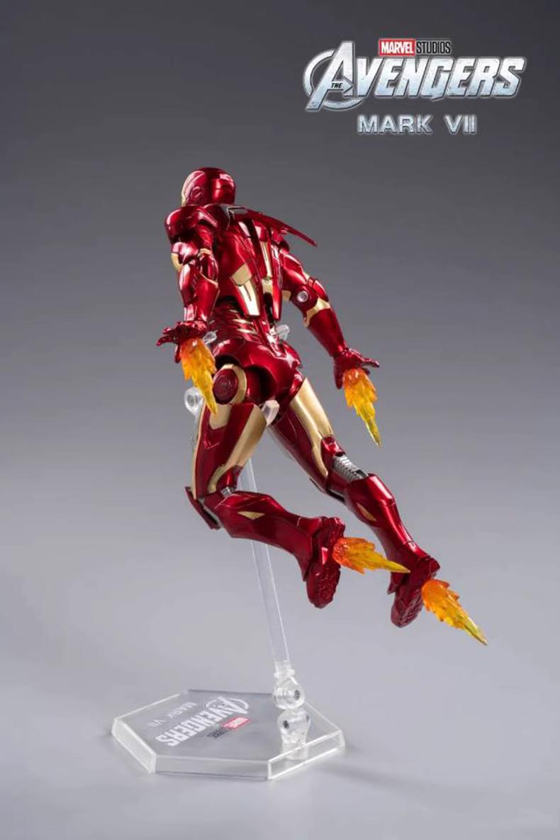 Marvel Avengers Iron Man Mk.7 1/10 Scale with Light Module Action Figure Deluxe Edition