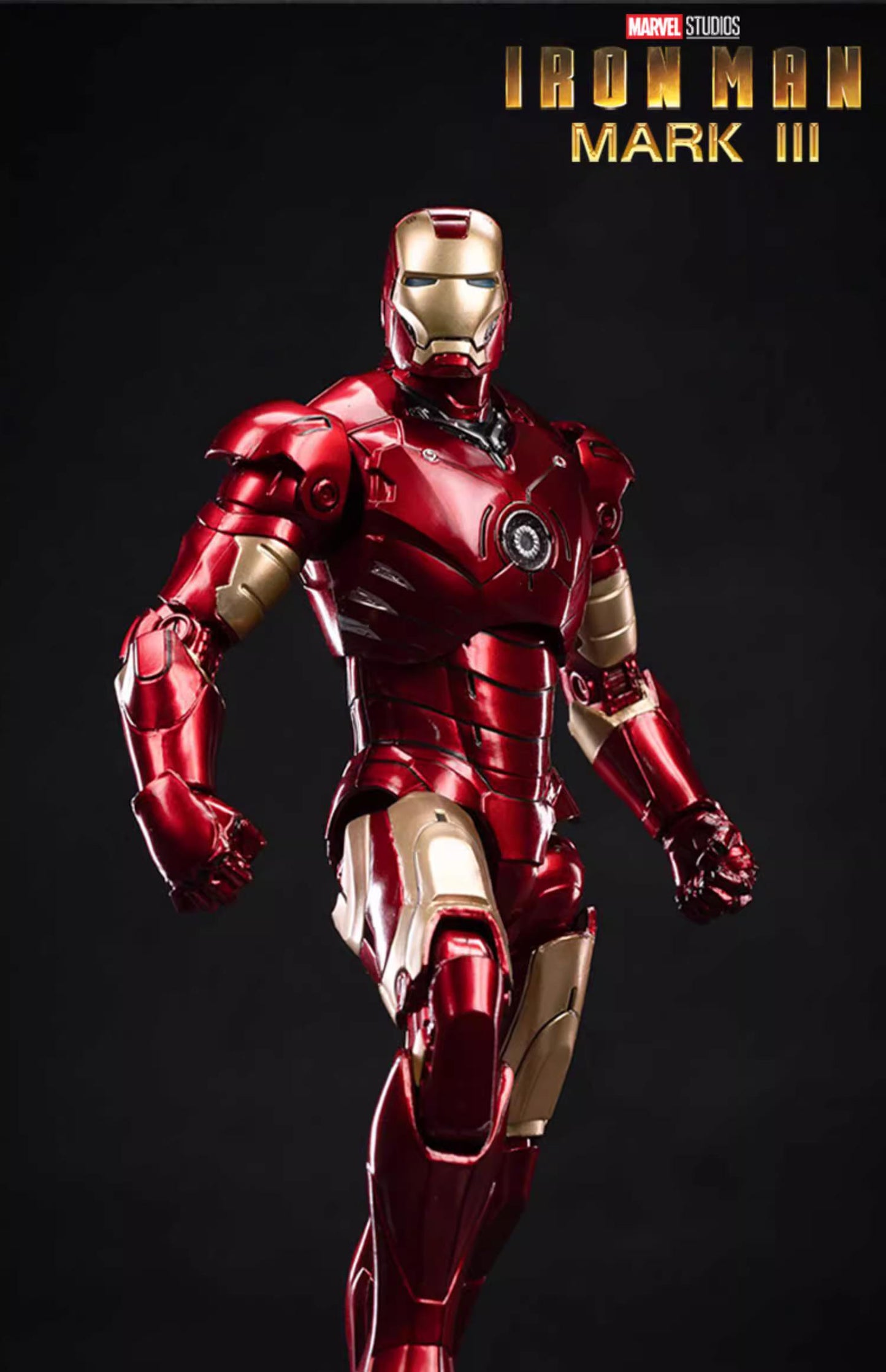 Marvel Avengers Iron Man Mk.3 1/10 Scale with Light Module Action Figure Deluxe Edition