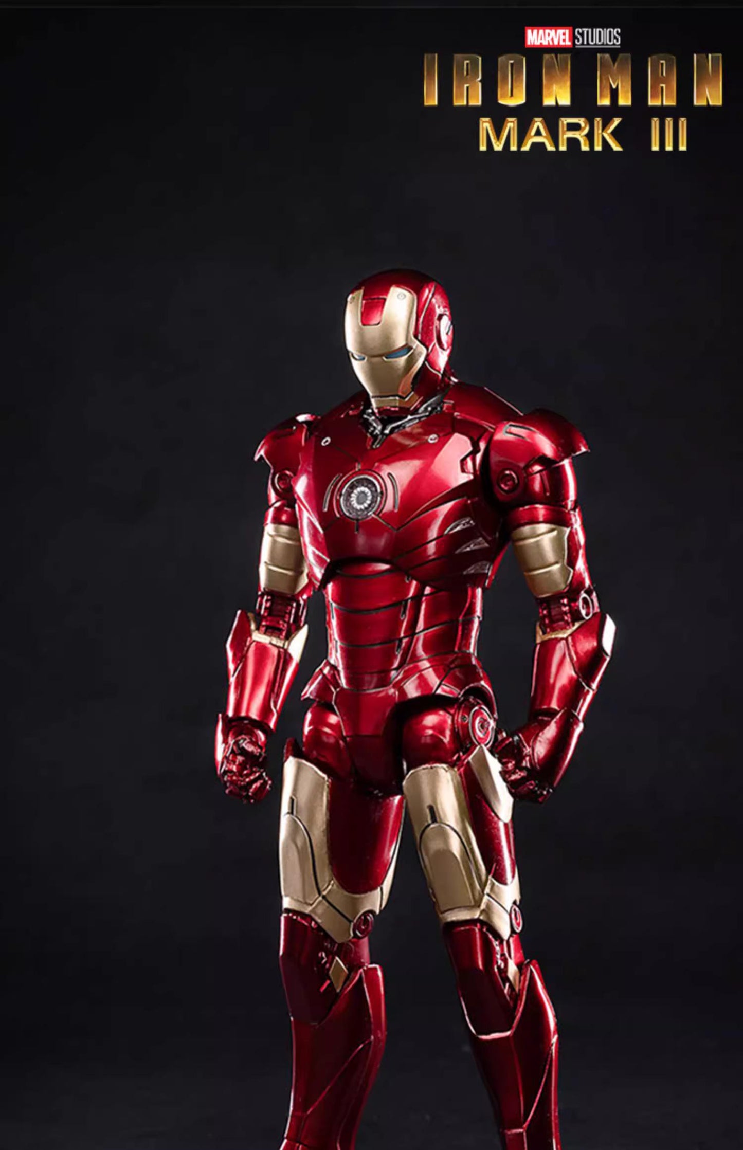 Marvel Avengers Iron Man Mk.3 1/10 Scale with Light Module Action Figure Deluxe Edition