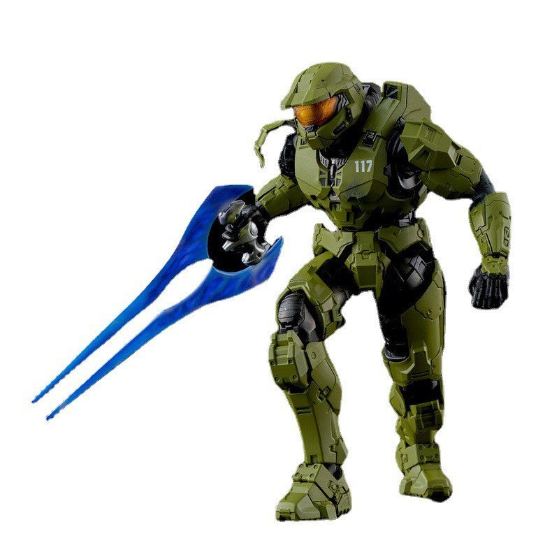 18cm Halo 5:guardians Master Chief Infinate Mjolnir Mark Vi Gen3 Action Figure Collection John117 Movable Model Toys Pvc Doll