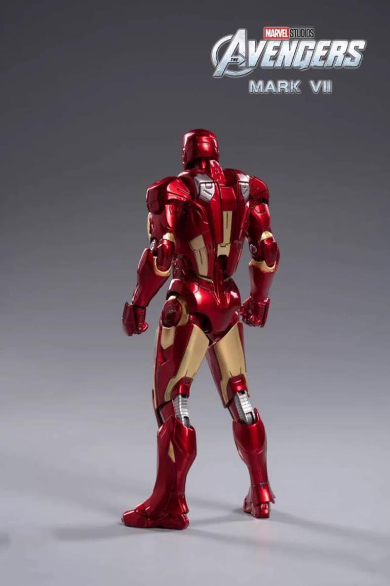 Marvel Avengers Iron Man Mk.7 1/10 Scale with Light Module Action Figure Deluxe Edition