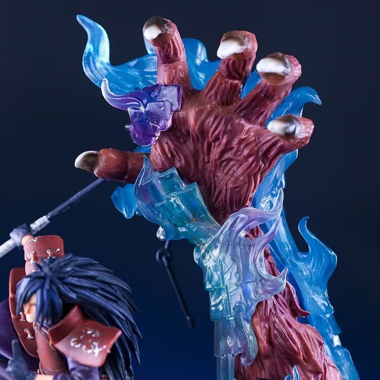 Anime Ninja Uchiha Madara Armour Beast Susanoo Nine tail 40cm Statue GK Figure