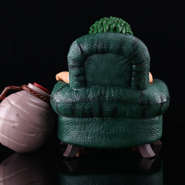 One Piece Roronoa Zoro Figure Spoof Fat Model Anime Periphery Sitting Sofa Doll Ornament Gifts Toys