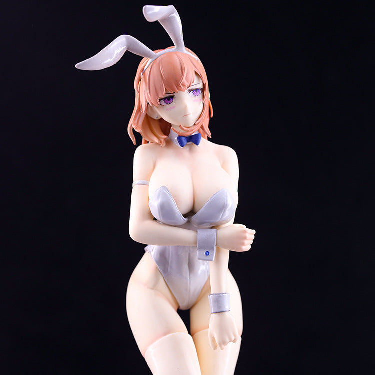 VKEIZBI 9.1inch Astrum Design Anime Figure White Bunny Girl Action Figure Mai Sakurajima Bunny Figure The Best Gift