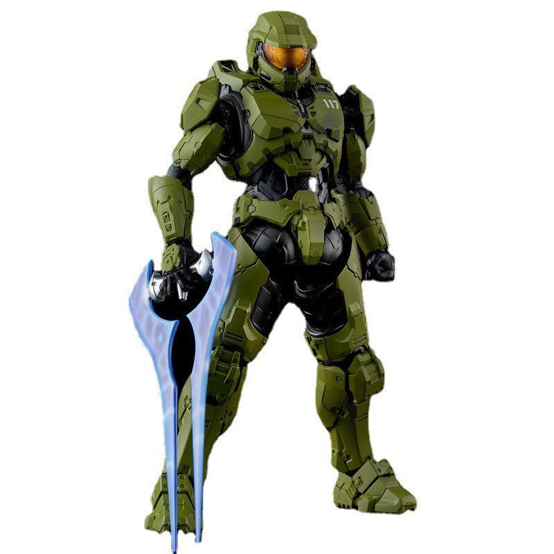 18cm Halo 5:guardians Master Chief Infinate Mjolnir Mark Vi Gen3 Action Figure Collection John117 Movable Model Toys Pvc Doll