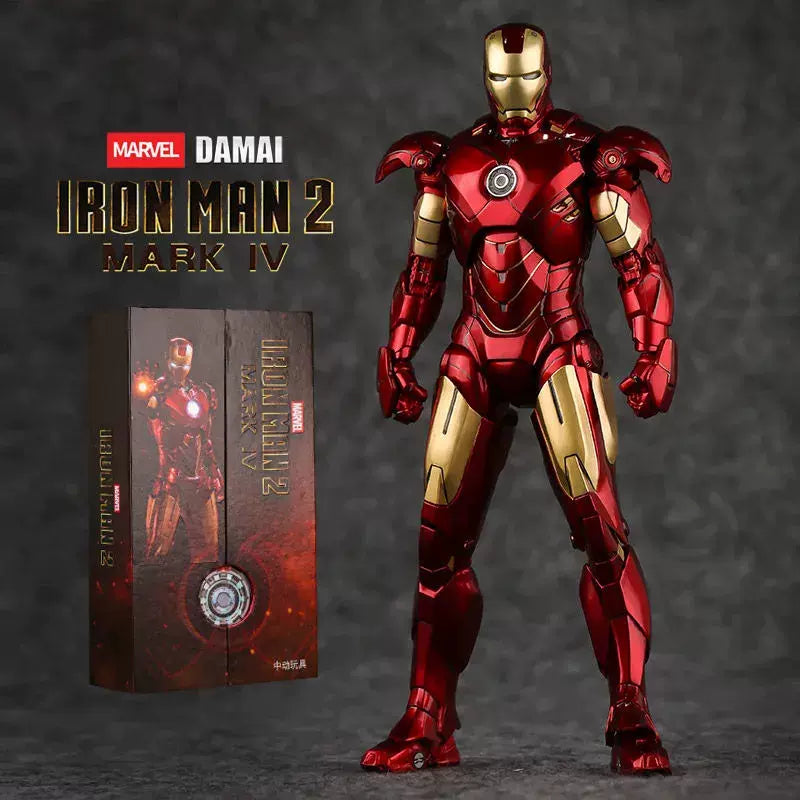 Marvel Avengers Iron Man Mk.4 1/10 Scale with Light Module Action Figure Deluxe Edition