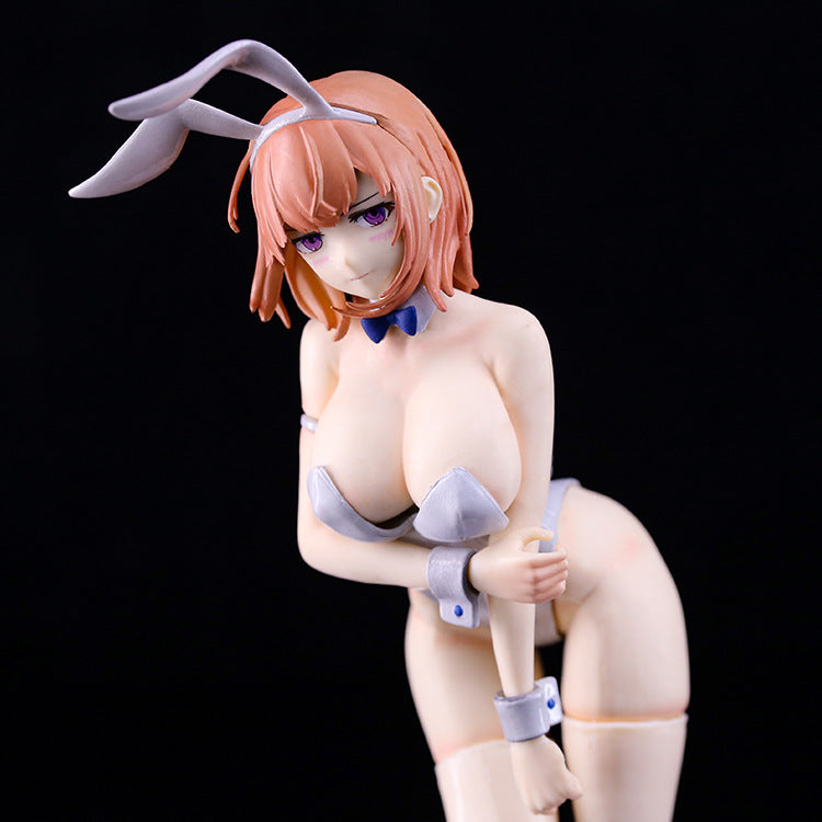 VKEIZBI 9.1inch Astrum Design Anime Figure White Bunny Girl Action Figure Mai Sakurajima Bunny Figure The Best Gift