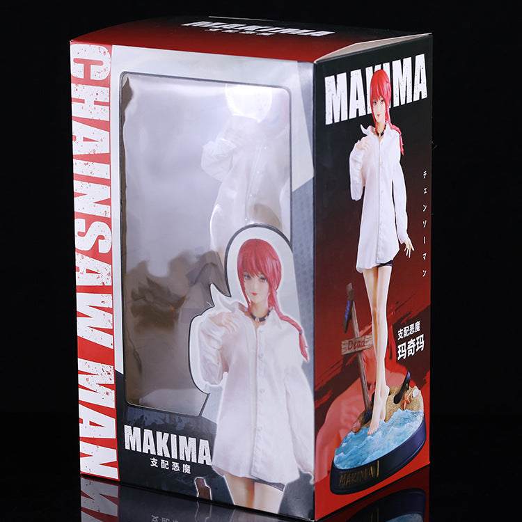 Anime Chainsaw Man Makima Action Figures Sexy Girl Figurine PVC Statue Model Doll Decoration