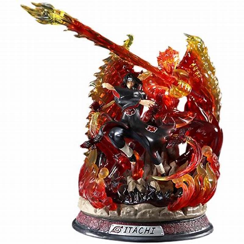 Naruto GK Figure: Second Generation Uchiha Itachi 'Top Itachi' Statue Model, Glowing Complete Susanoo Itachi Figure