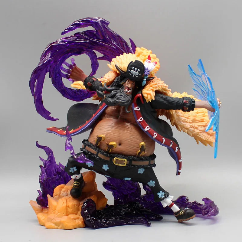 22cm One Piece Anime Figure Blackbeard Action Figurine Black Beard Marshall D Teach Gk Pvc Statue Model Collection Doll Toy Gift