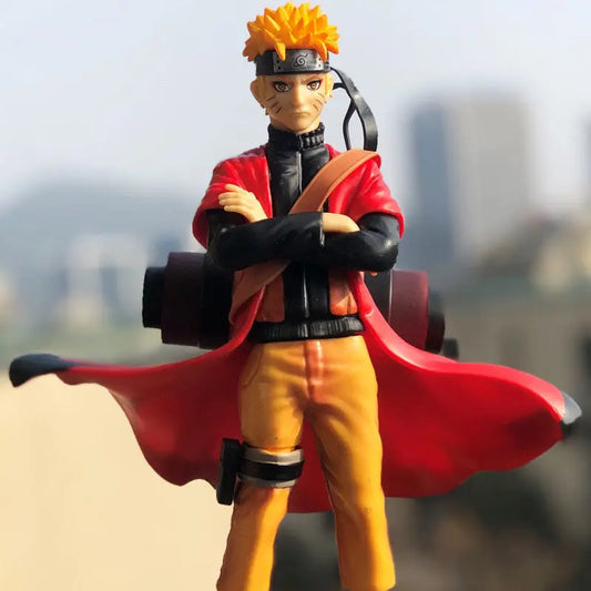 Anime ninja Shippuden Uzumaki ninja Sage Mode & Gama Sennin Figure Toy Gift 30cm