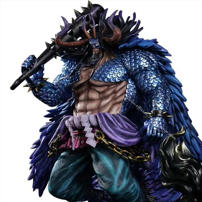 One Piece Anime Figure 40cm Orc Version Kaidou Action Figures Cool Statue Collectible Model Desktop Decor Christmas Gift Boy Toy