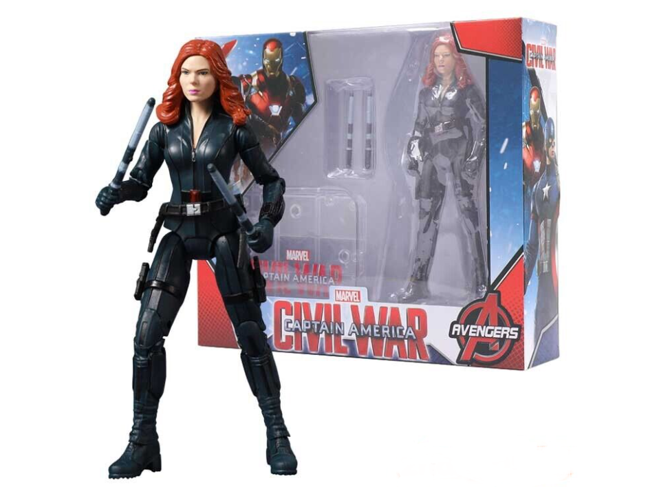 Marvel Superheros Figure Black Widow with Stand 17cm