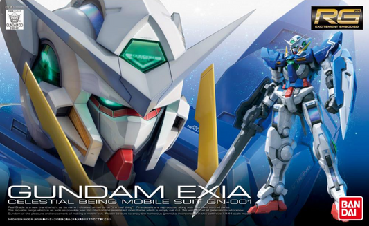 RG 1/144 GN-001 Exia Gundam Plastic Model Kit