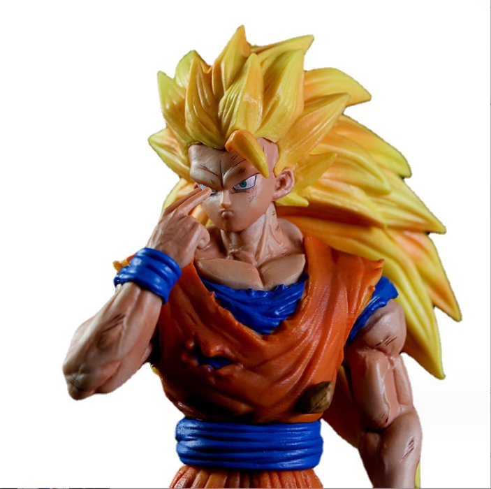 Dragon Ball Action Figure Model - Instant Transmission Goku with Light-Up Effect