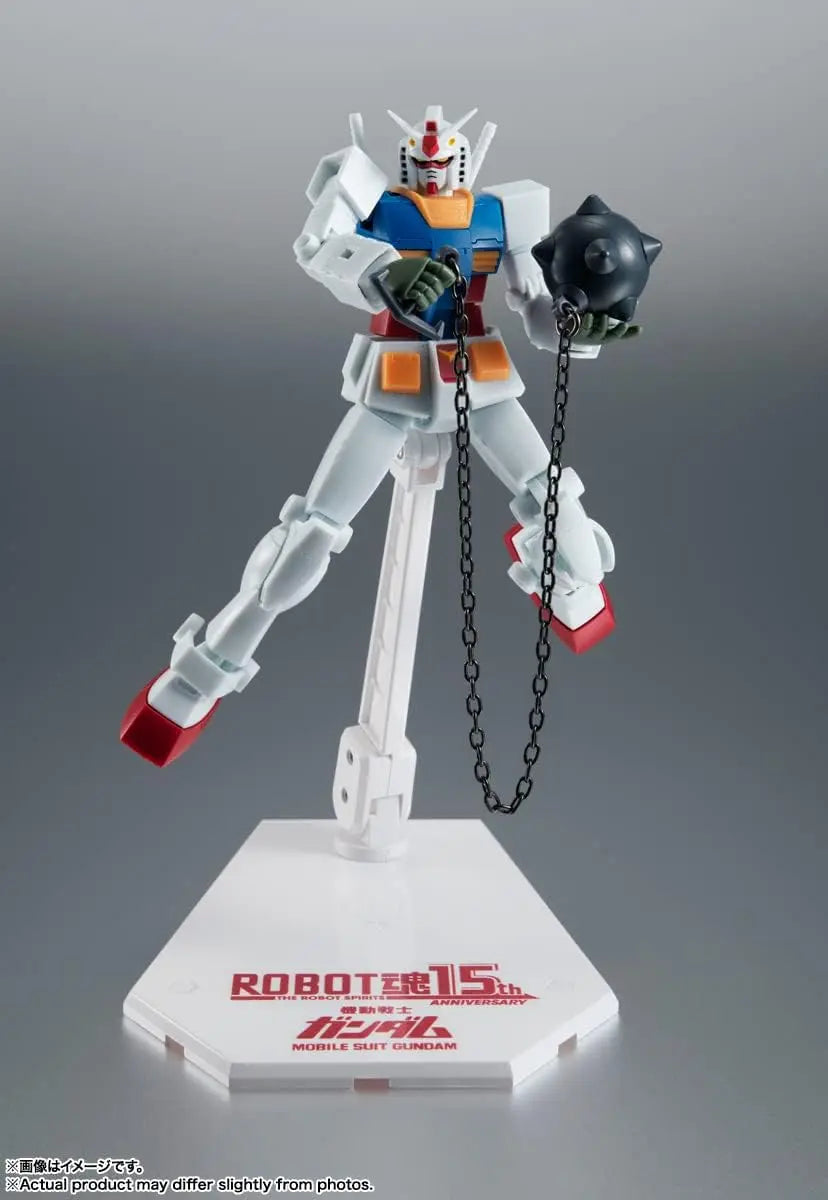 BANDAI ROBOT TAMASHII SIDE MS RX-78-2 Gundam ver. A.N.I.M.E. 15th ANNIVERSARY Action Figure