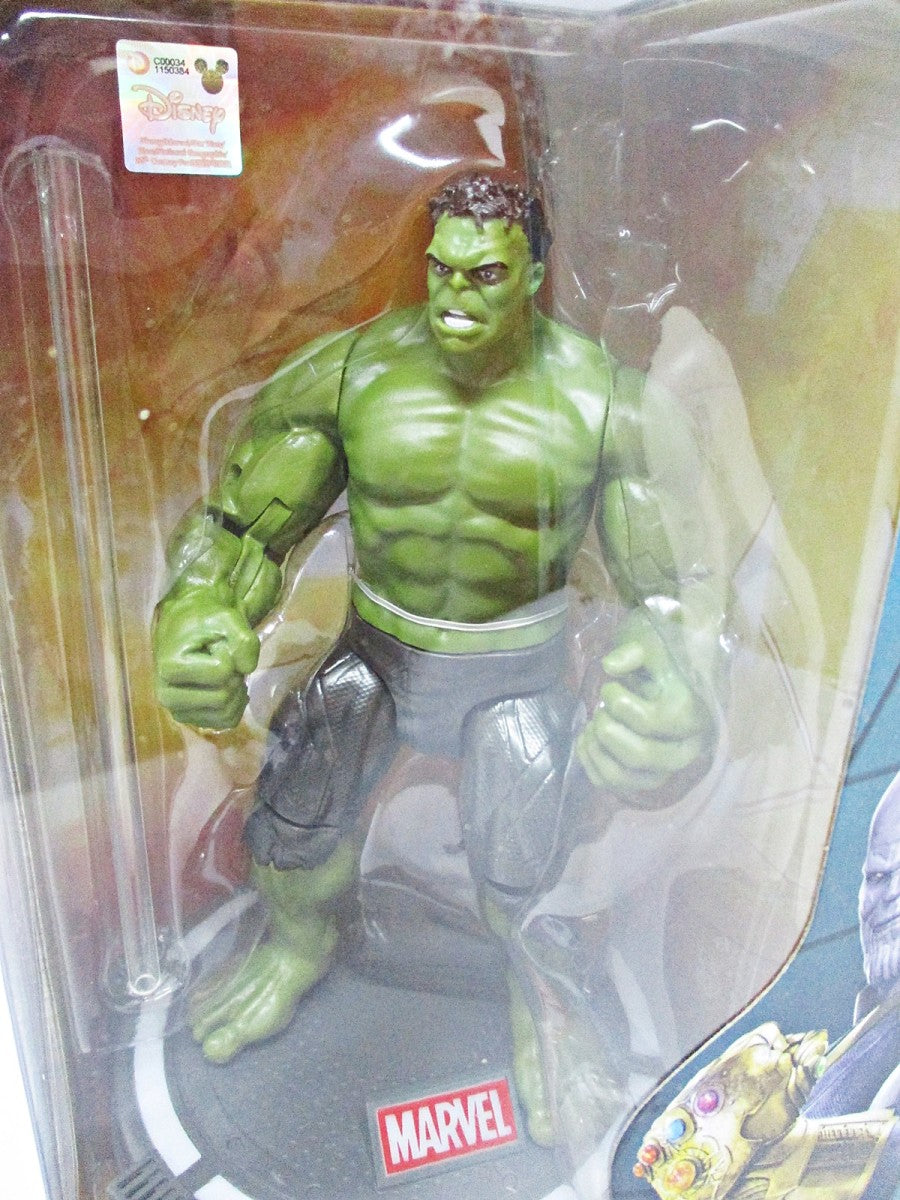 7-inch Marvel Hulk Superhero Action Figure Toy with LED Light Base Support