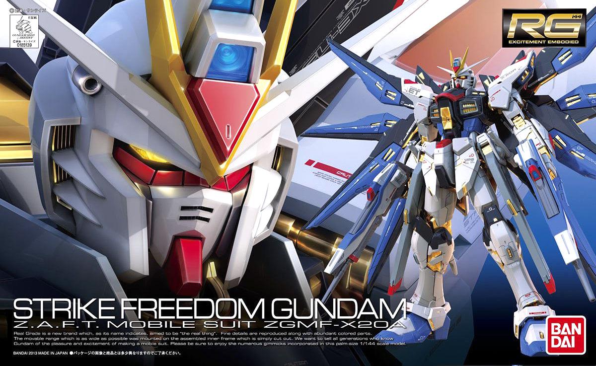 RG 1/144 Strike Freedom Gundam Plastic Model Kit