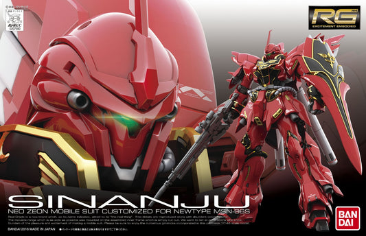 RG 1/144 Sinanju Plastic Model Kit