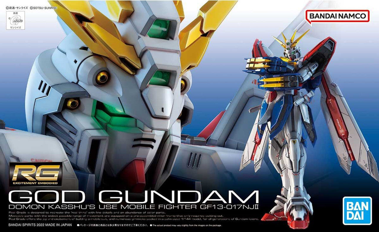 RG 1/144 God Gundam Plastic Model Kit