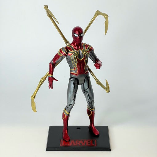 Marvel Superheros Figure Iron Spider Man with Stand 18cm