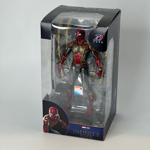 Marvel Superheros Figure Iron Spider Man with Stand 18cm