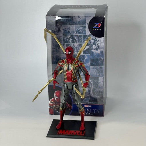 Marvel Superheros Figure Iron Spider Man with Stand 18cm