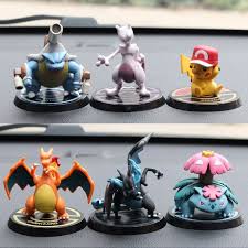 Large Size Pokémon Pikachu Figure, Pocket Monsters Set of 6, Action Figure Toy Ornaments