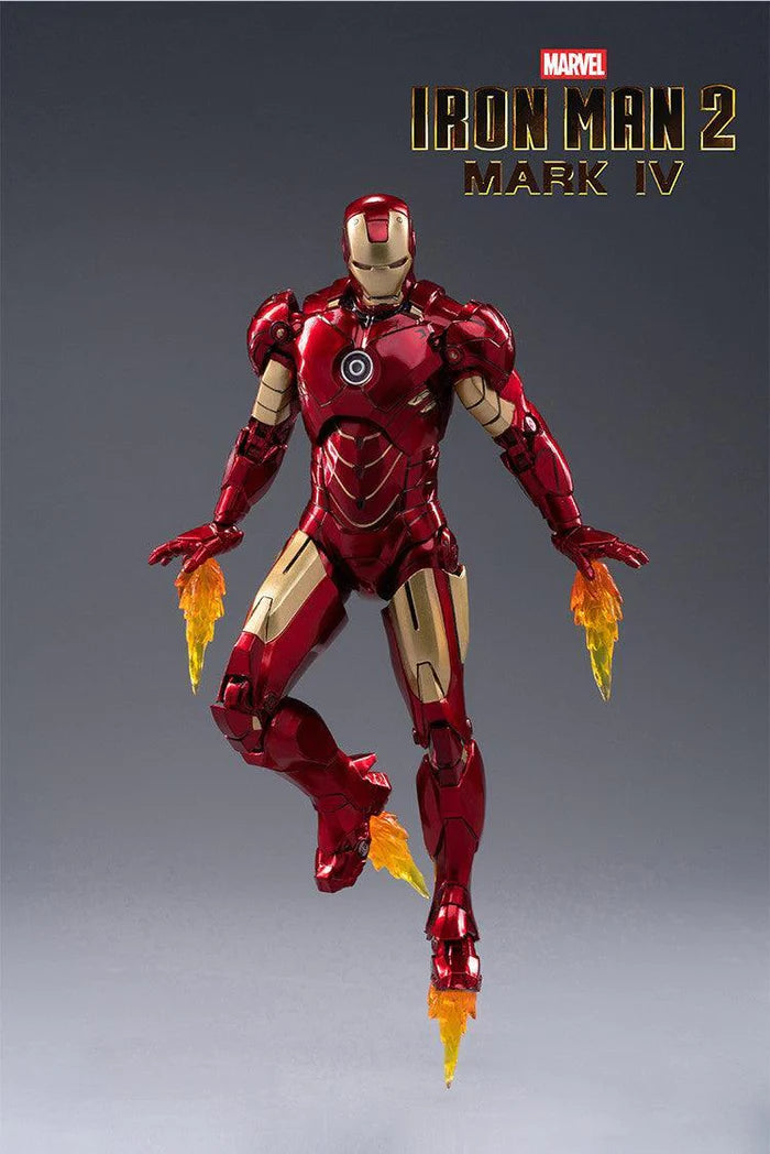 Marvel Avengers Iron Man Mk.4 1/10 Scale with Light Module Action Figure Deluxe Edition