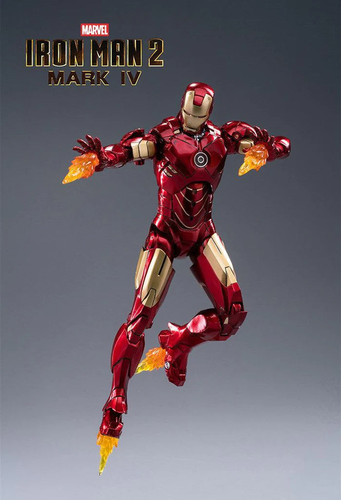 Marvel Avengers Iron Man Mk.4 1/10 Scale with Light Module Action Figure Deluxe Edition