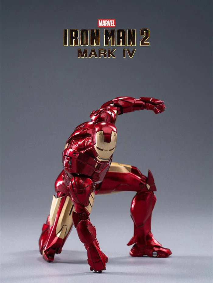 Marvel Avengers Iron Man Mk.4 1/10 Scale with Light Module Action Figure Deluxe Edition