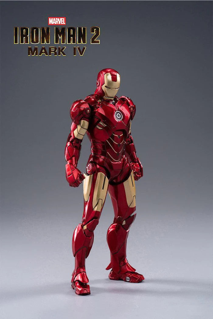 Marvel Avengers Iron Man Mk.4 1/10 Scale with Light Module Action Figure Deluxe Edition