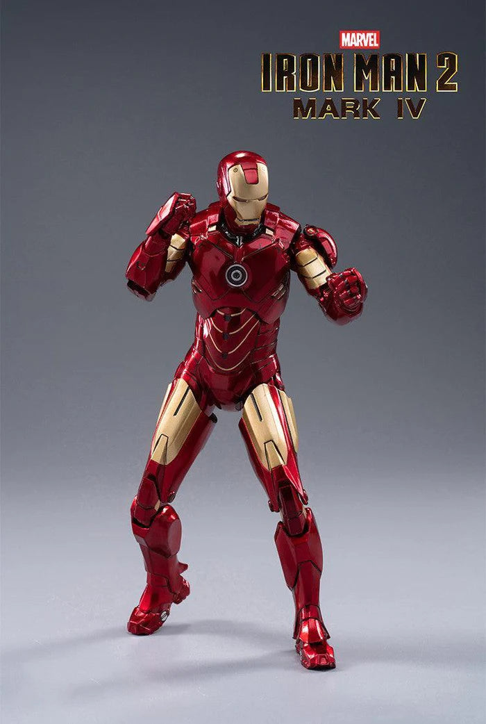 Marvel Avengers Iron Man Mk.4 1/10 Scale with Light Module Action Figure Deluxe Edition