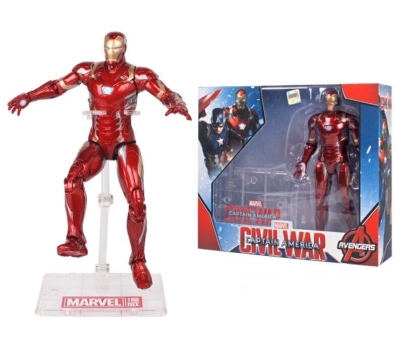 Avengers Action Figures Figurines iron man Stand 17CM