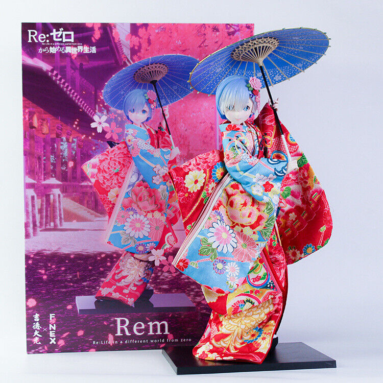 Re:Zero Anime STATUE Ornament box Rem Kimono Ver. 48cm