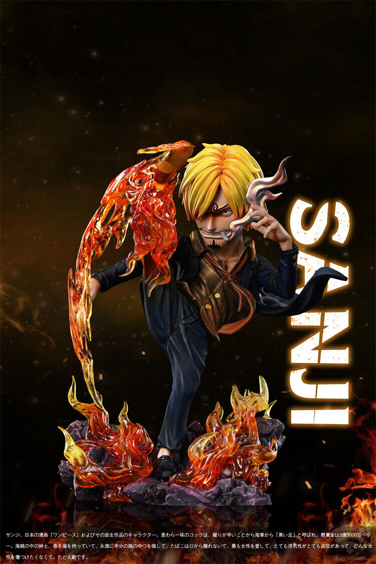 One Piece POP Scale Vinsmoke Sanji Resin Painted Figurine Statue