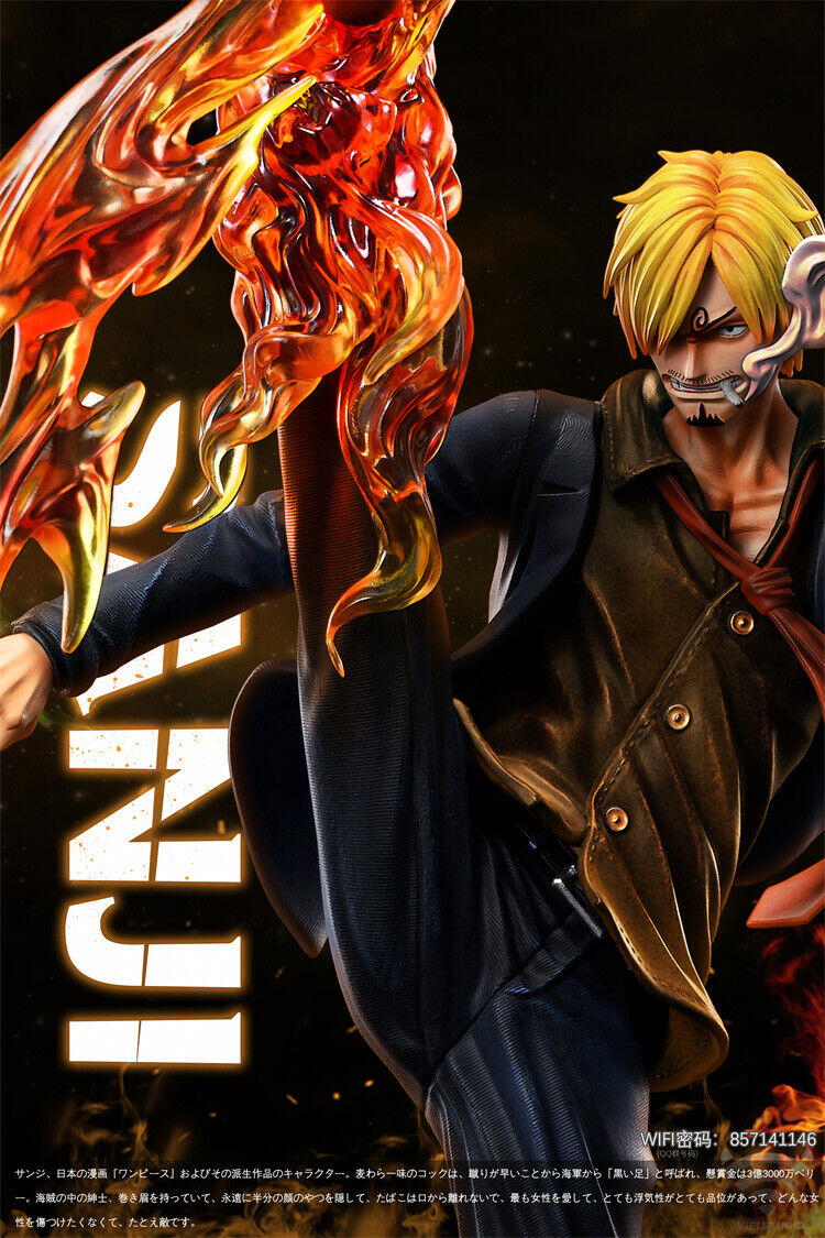 One Piece POP Scale Vinsmoke Sanji Resin Painted Figurine Statue